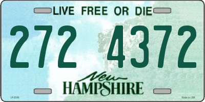 NH license plate 2724372