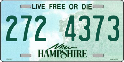 NH license plate 2724373