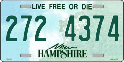NH license plate 2724374