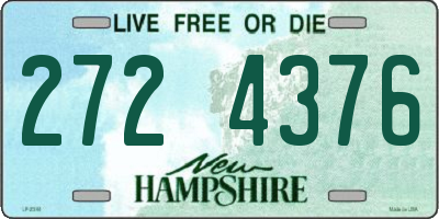 NH license plate 2724376