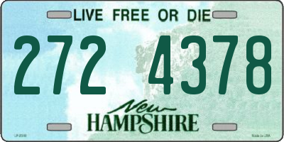 NH license plate 2724378