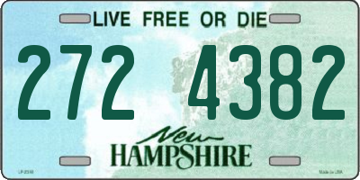 NH license plate 2724382