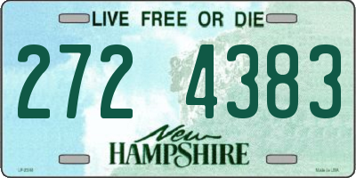 NH license plate 2724383