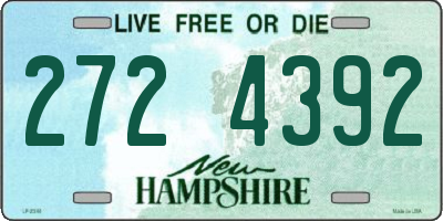 NH license plate 2724392