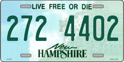 NH license plate 2724402