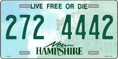 NH license plate 2724442