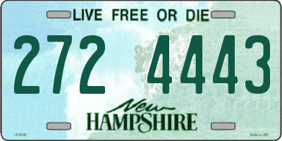 NH license plate 2724443
