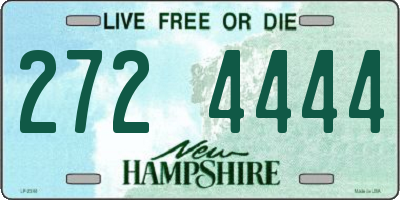 NH license plate 2724444