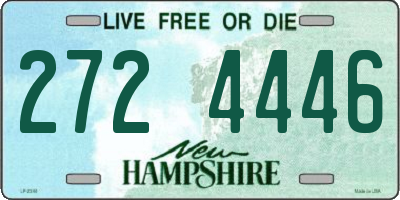 NH license plate 2724446