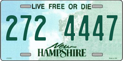 NH license plate 2724447