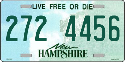 NH license plate 2724456