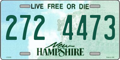NH license plate 2724473