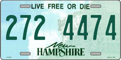 NH license plate 2724474
