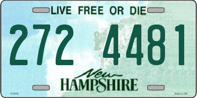 NH license plate 2724481