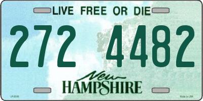 NH license plate 2724482