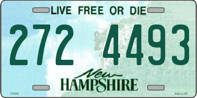 NH license plate 2724493