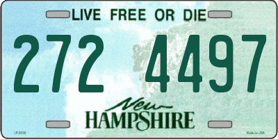NH license plate 2724497