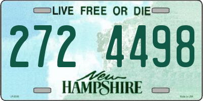 NH license plate 2724498