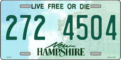 NH license plate 2724504