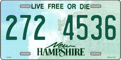 NH license plate 2724536