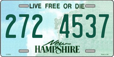NH license plate 2724537