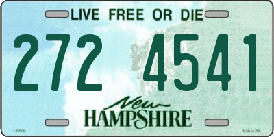 NH license plate 2724541