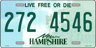 NH license plate 2724546