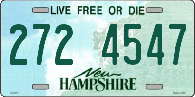 NH license plate 2724547