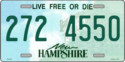 NH license plate 2724550