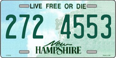 NH license plate 2724553