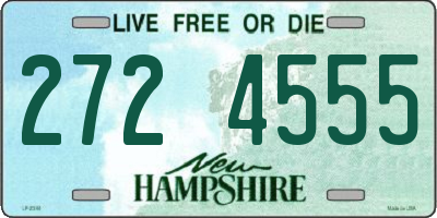 NH license plate 2724555