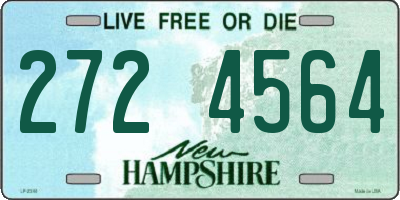 NH license plate 2724564