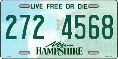 NH license plate 2724568