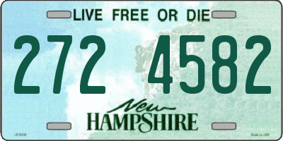 NH license plate 2724582