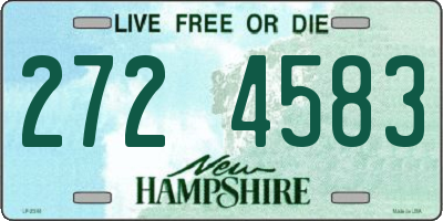 NH license plate 2724583