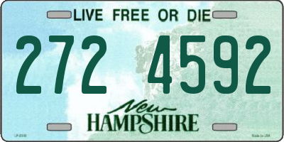NH license plate 2724592