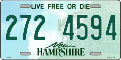 NH license plate 2724594
