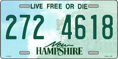 NH license plate 2724618