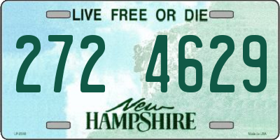 NH license plate 2724629