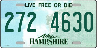 NH license plate 2724630