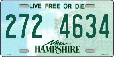 NH license plate 2724634