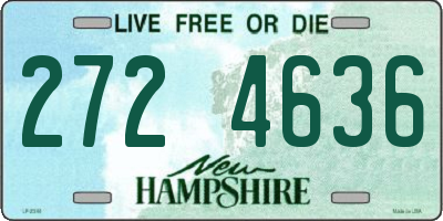NH license plate 2724636