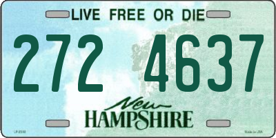 NH license plate 2724637