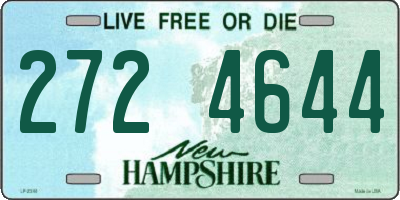 NH license plate 2724644