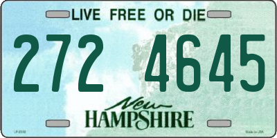 NH license plate 2724645