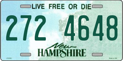 NH license plate 2724648