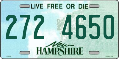 NH license plate 2724650