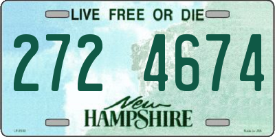 NH license plate 2724674