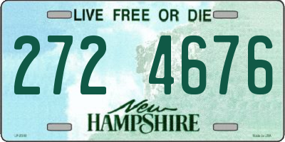 NH license plate 2724676