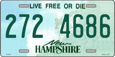 NH license plate 2724686